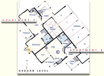 Apartment Plans - 1 Bedroom and Studio - Dreamcatcher Holiday Apartments, Port Douglas Australia 